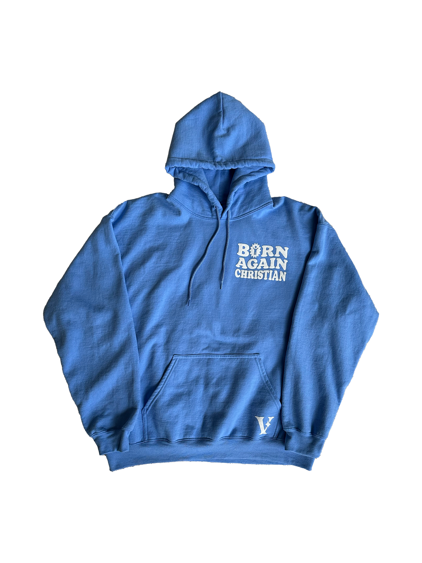 BORN AGAIN HOODIE (Male / Puff Print)