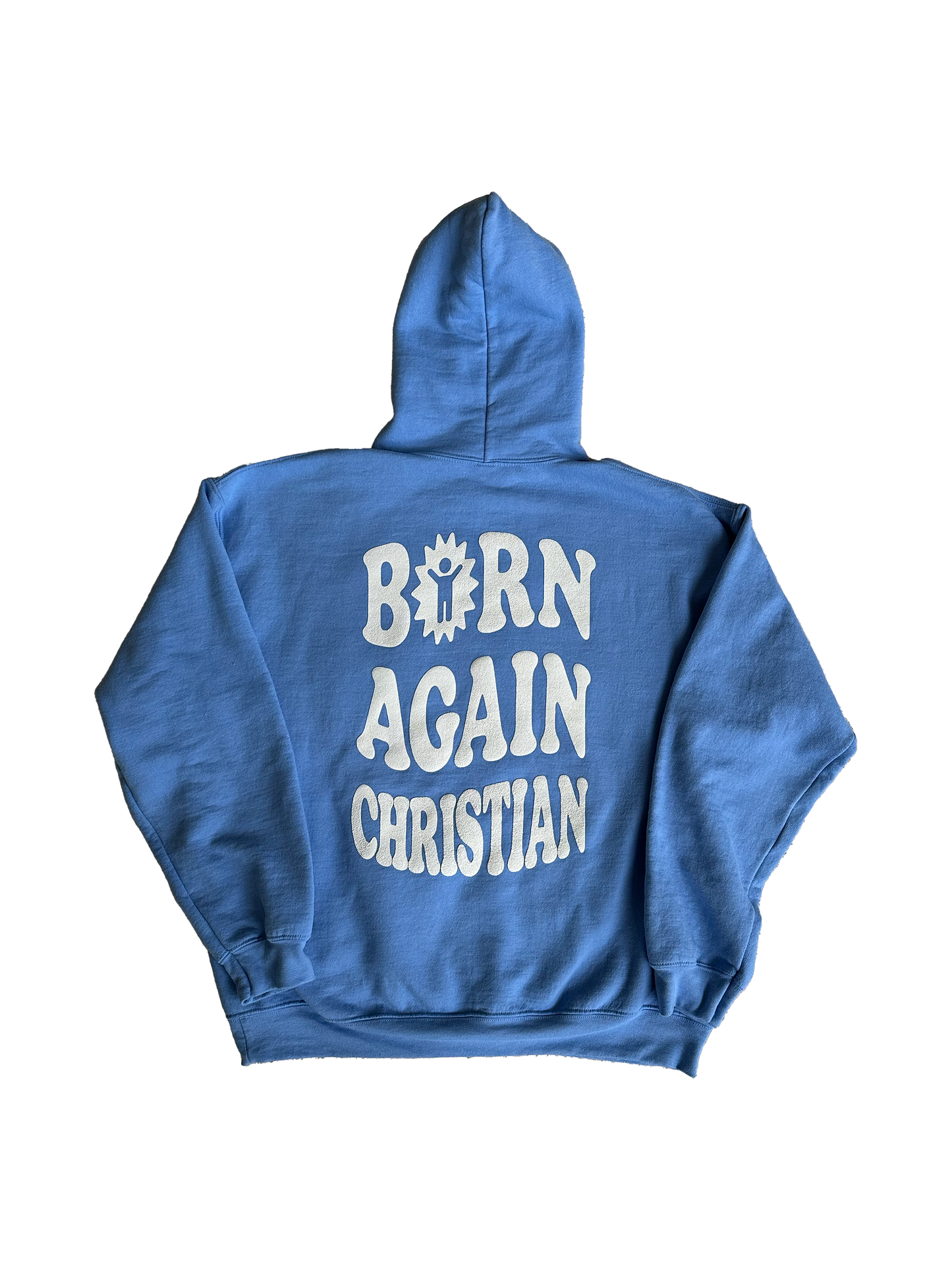 BORN AGAIN HOODIE (Male / Puff Print)
