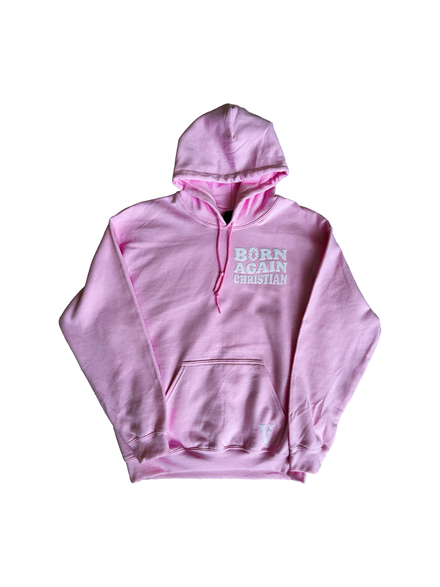 BORN AGAIN HOODIE (Female / Puff Print)