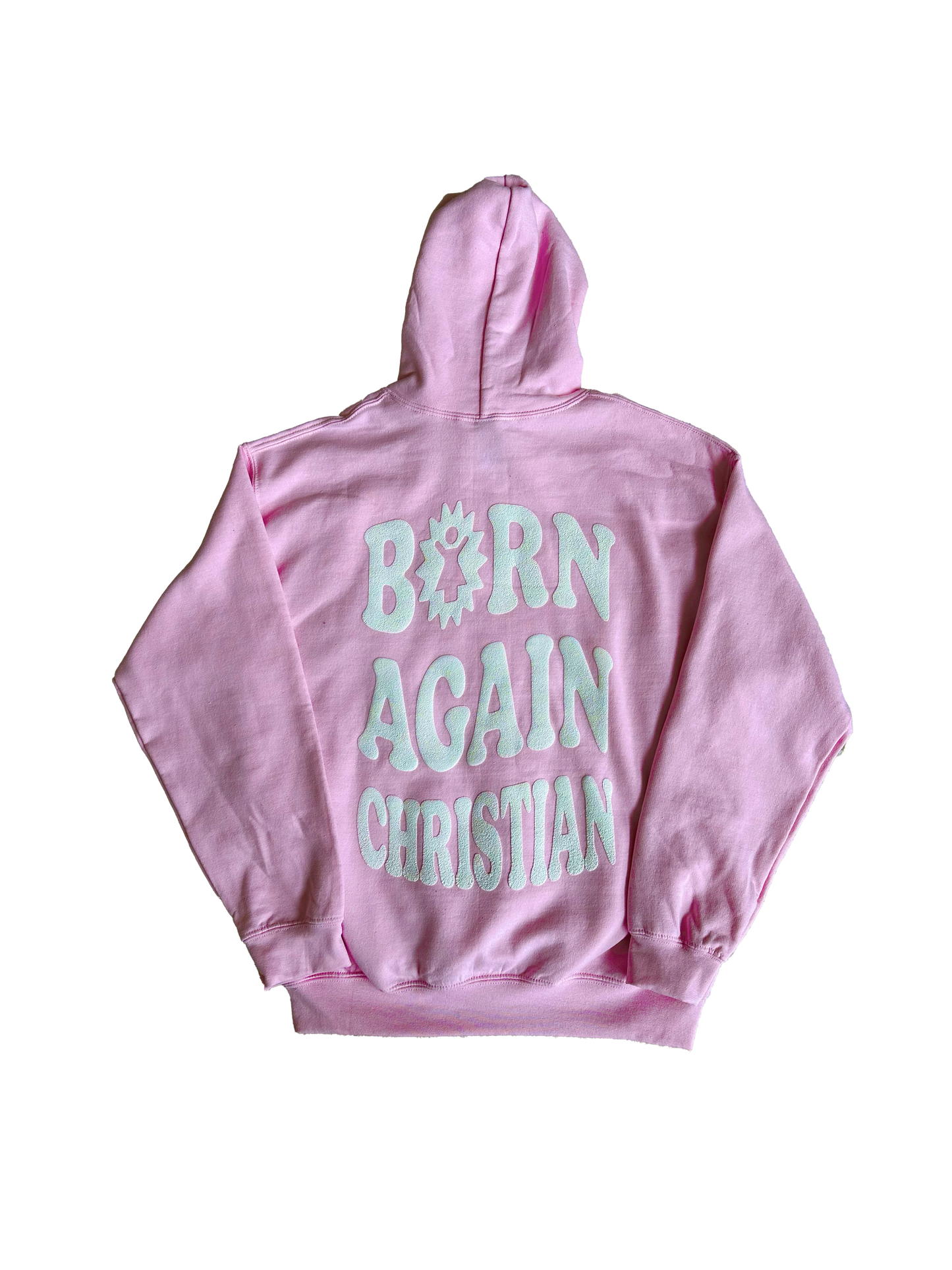 BORN AGAIN HOODIE (Female / Puff Print)