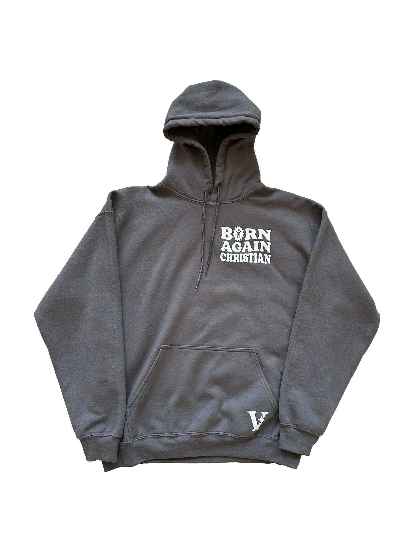BORN AGAIN HOODIE (Male / Puff Print)