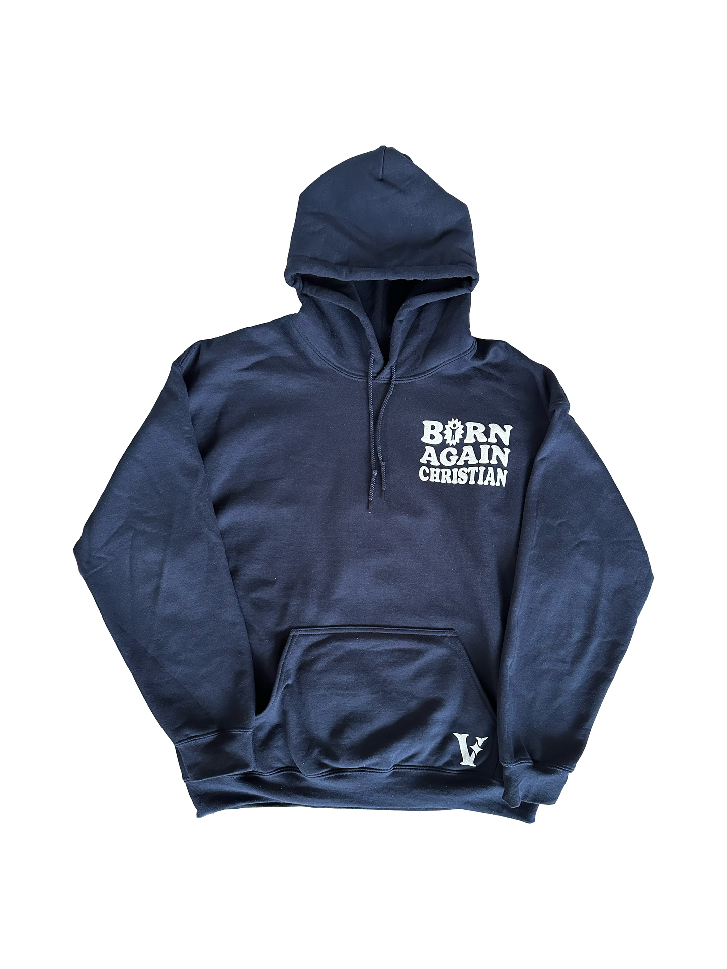 BORN AGAIN HOODIE (Male / Puff Print)