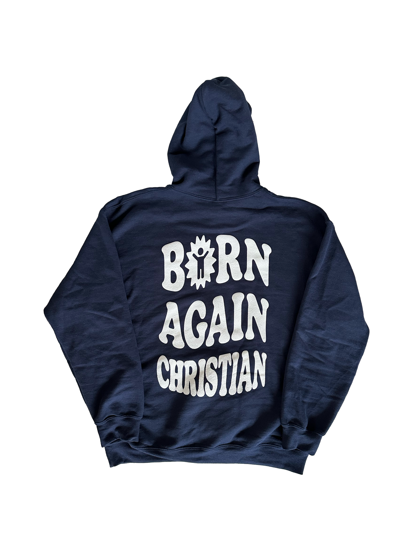 BORN AGAIN HOODIE (Male / Puff Print)