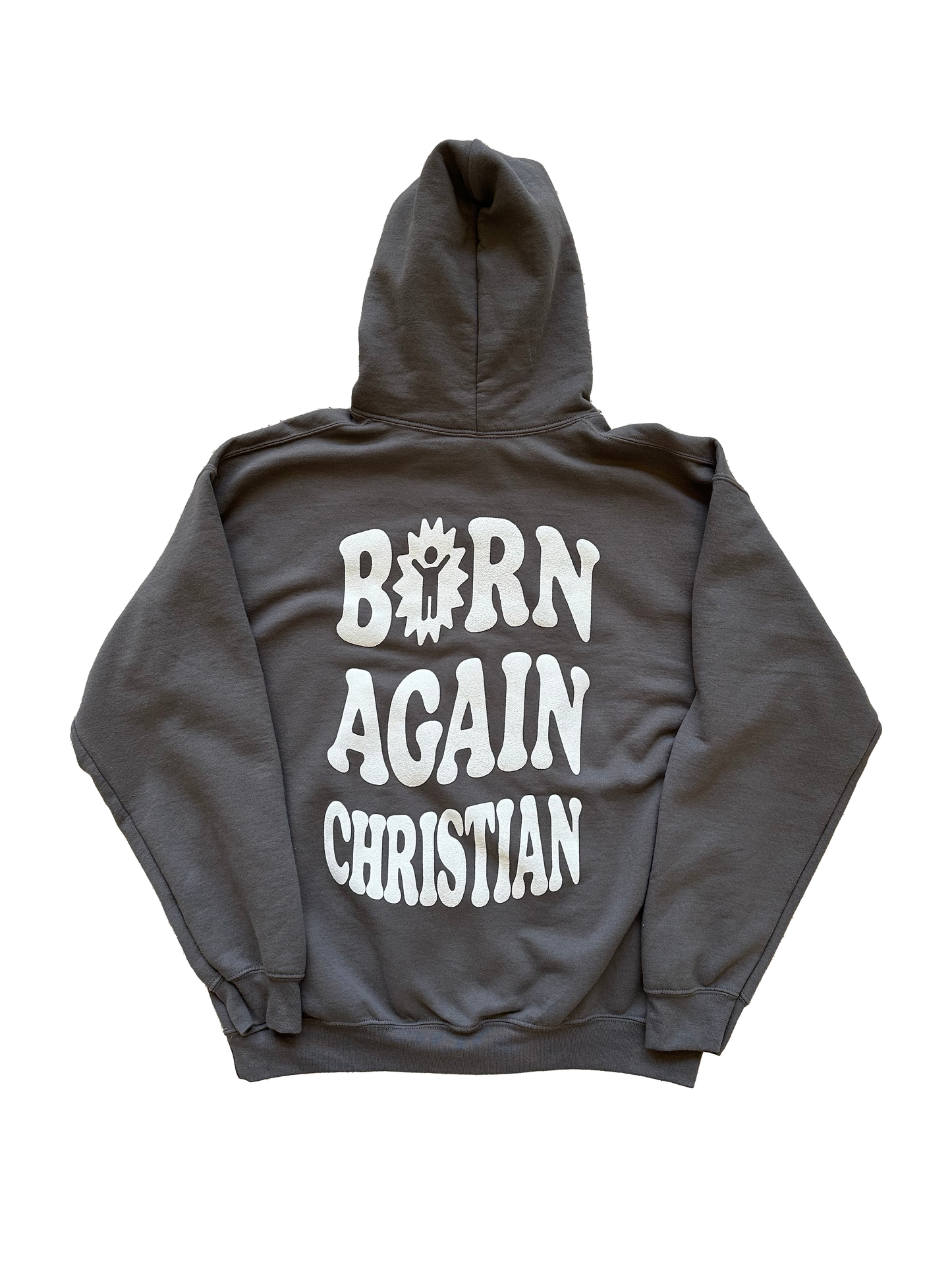 BORN AGAIN HOODIE (Male / Puff Print)