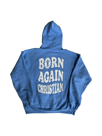 BORN AGAIN HOODIE (Male / Puff Print)