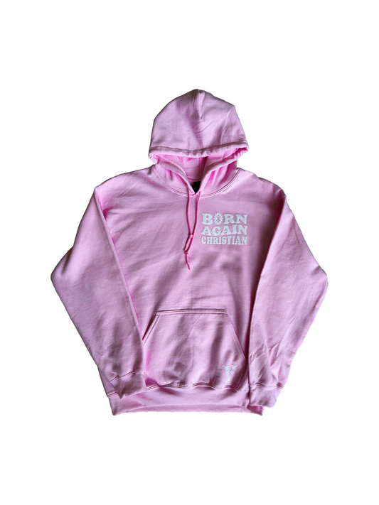 BORN AGAIN HOODIE (Female / Puff Print)