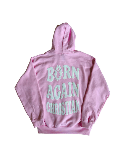 BORN AGAIN HOODIE (Female / Puff Print)