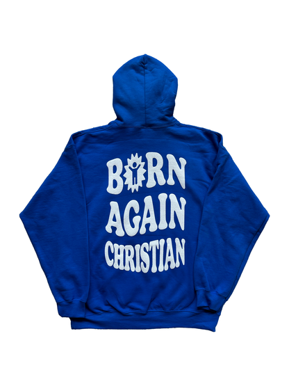 BORN AGAIN HOODIE (Male / Puff Print)