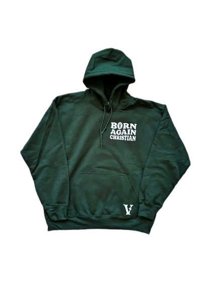 BORN AGAIN HOODIE (Male / Puff Print)