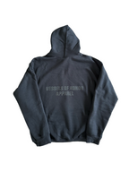 Puff Print VOH Hoodie (Black On Black) - HM